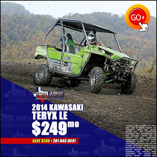 2014 Kawasaki Teryx LE