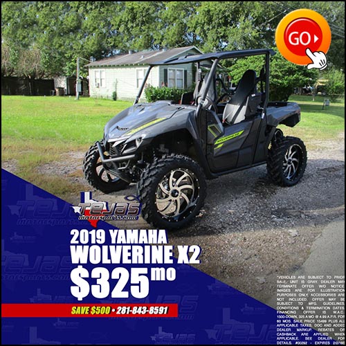 2019 Yamaha Wolverine X2